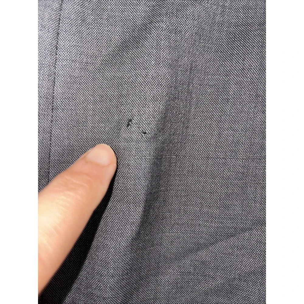 Brooks Brothers Madison Mens 100% Wool Blazer Dark Gray 40R 2 Button Old Money